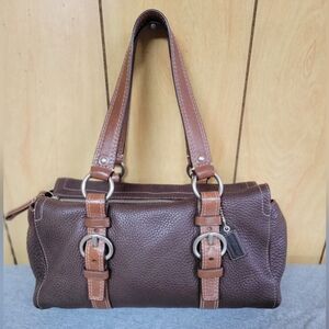 Coach Brown Leather Shoulder Bag